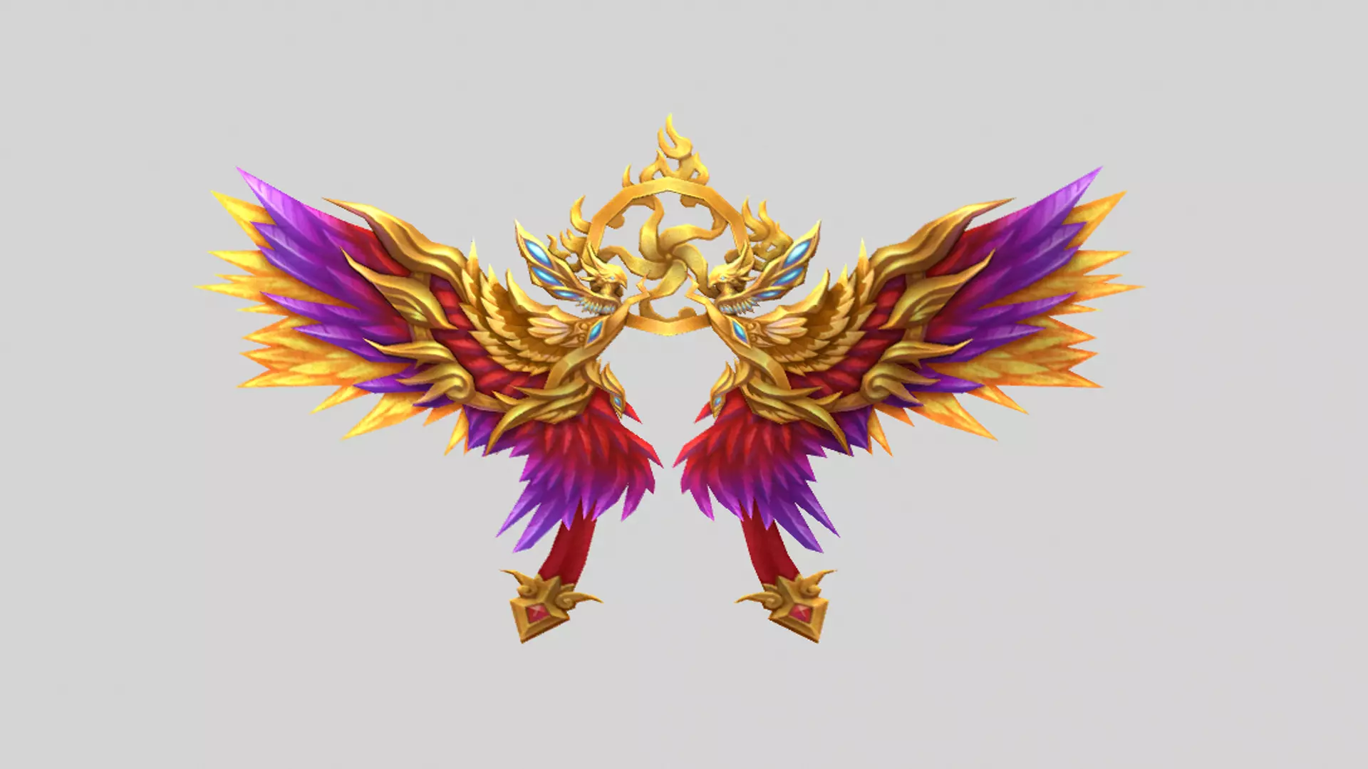 Royal Wing Low-poly 3D model_0