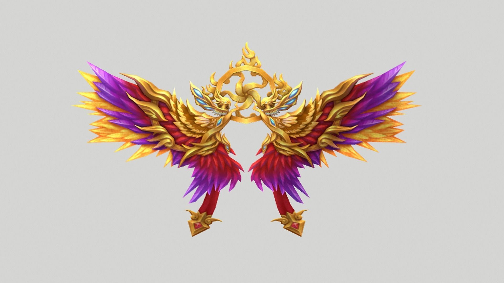 Royal Wing Low-poly 3D model_6