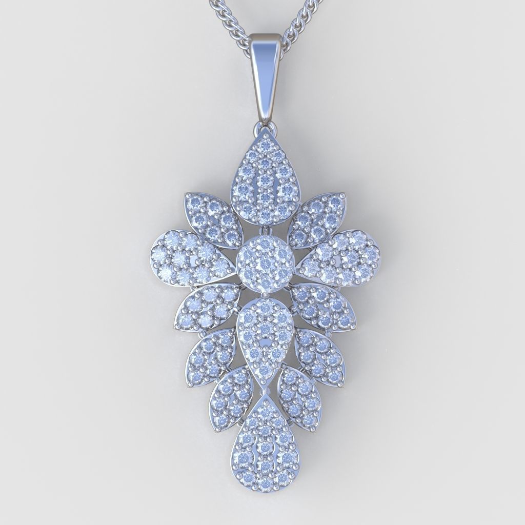 Exclusive Pendant model 3D 0209 printable model 12 3D print model_2