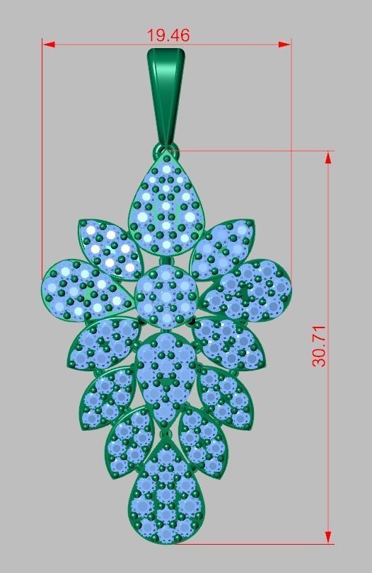 Exclusive Pendant model 3D 0209 printable model 12 3D print model_13