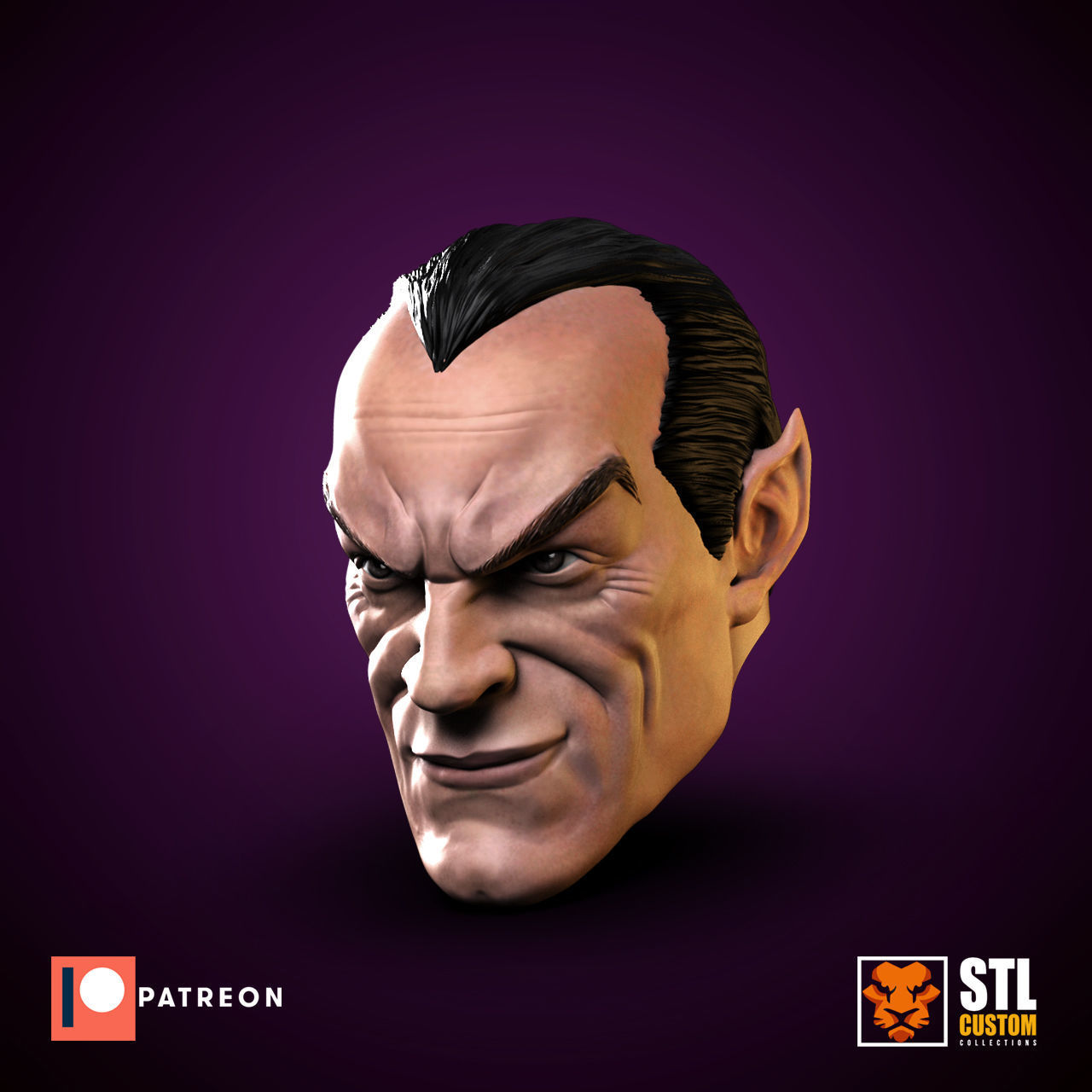 Black Adam 3D print model_1