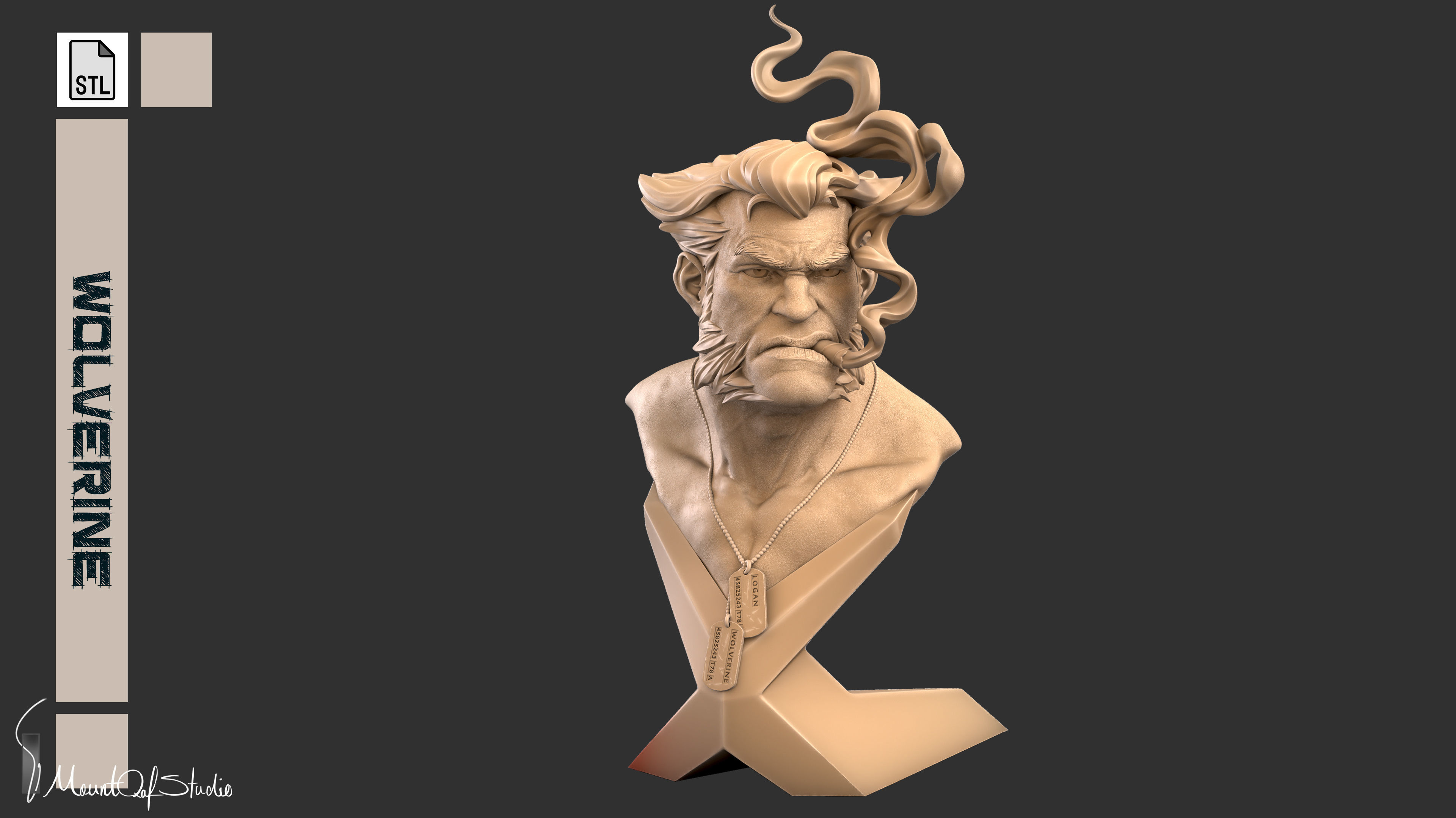 Wolverine - Marvel X Men 3D print model_1