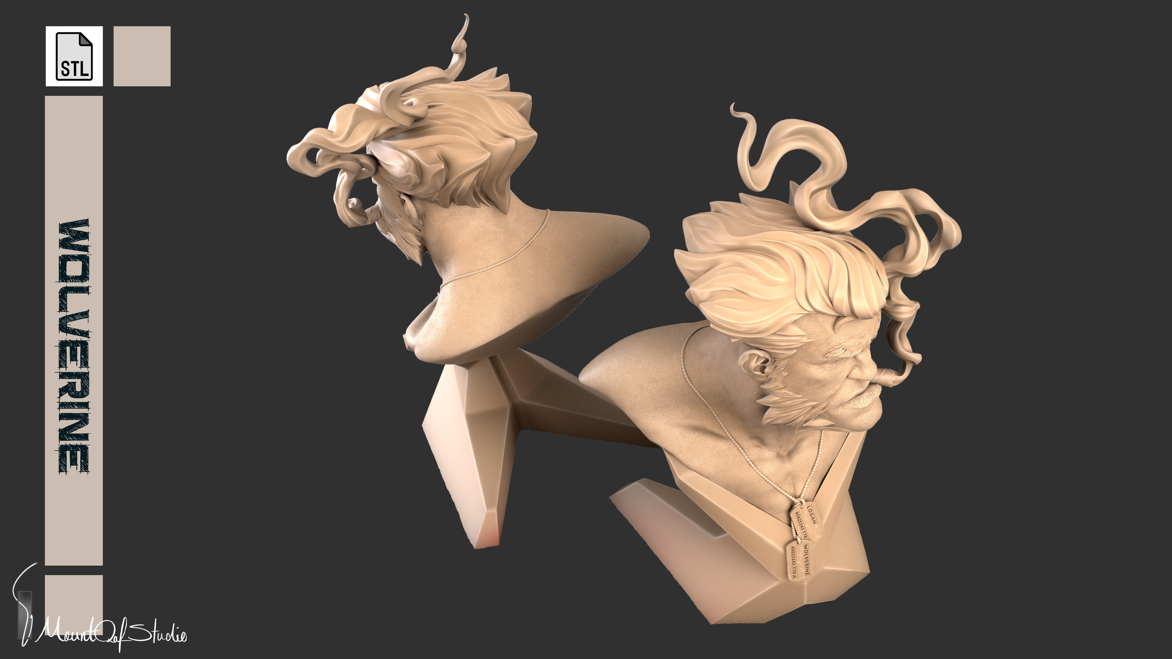 Wolverine - Marvel X Men 3D print model_4