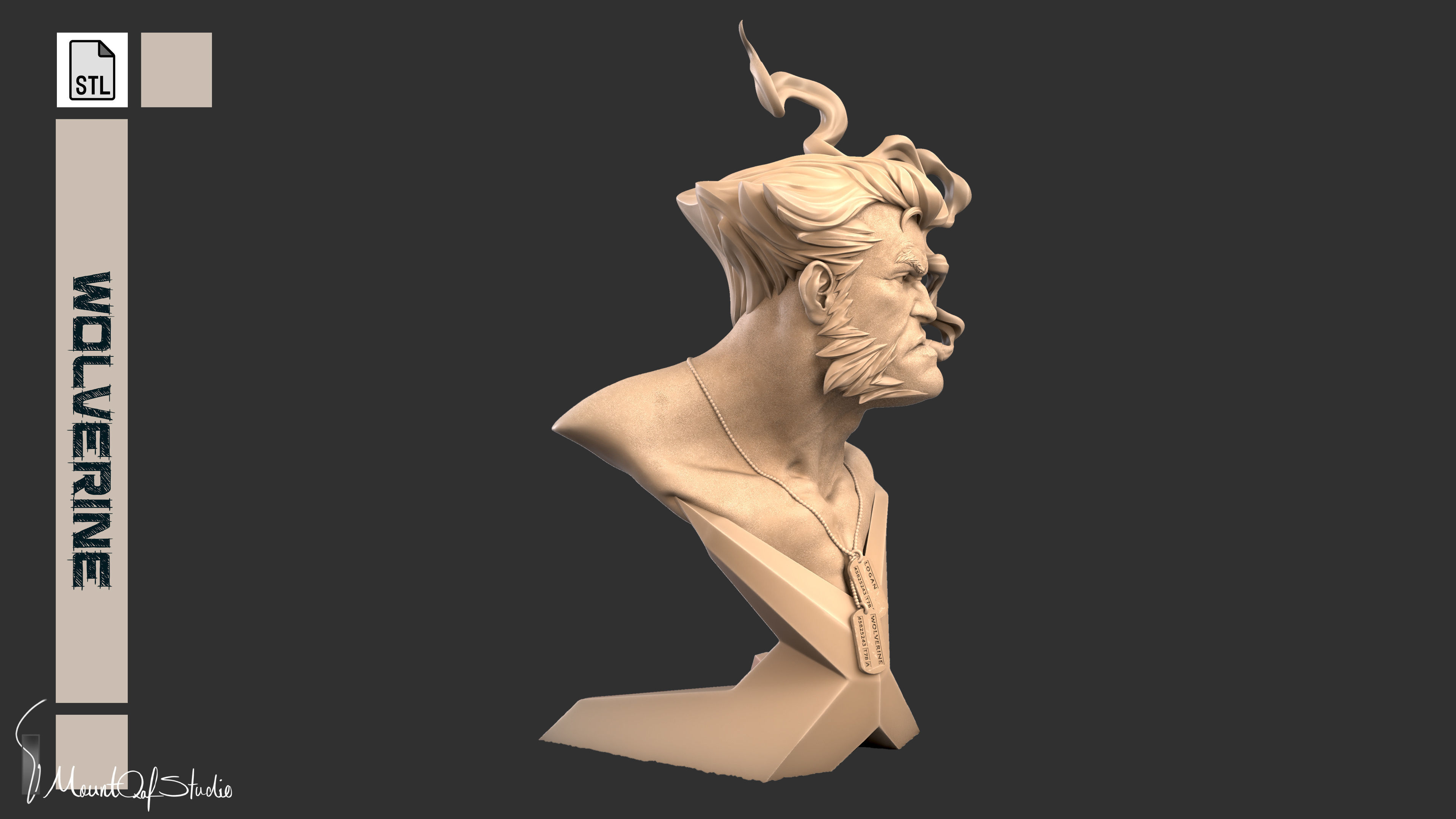 Wolverine - Marvel X Men 3D print model_2