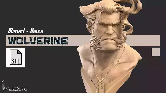 Wolverine - Marvel X Men 3D print model