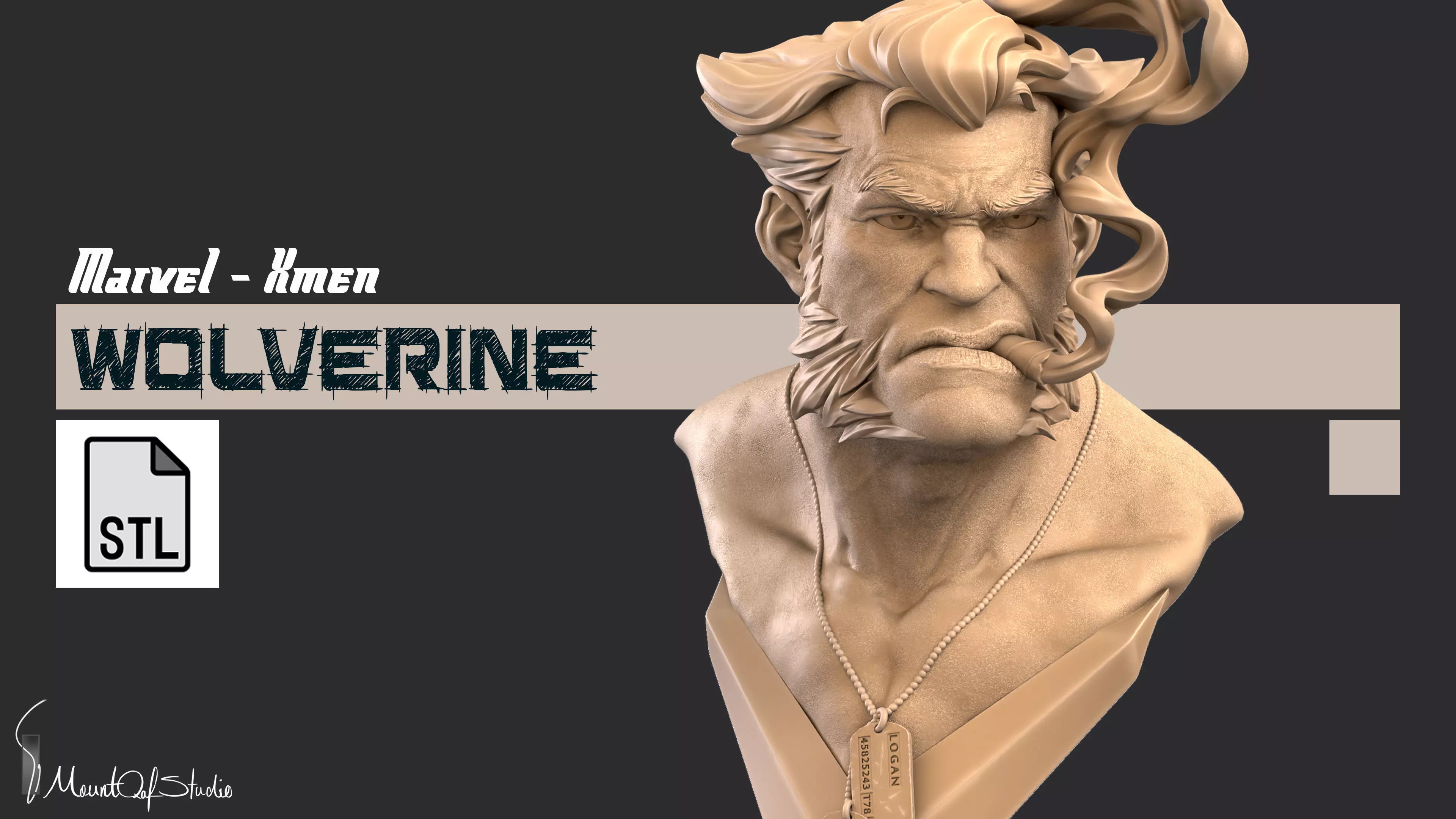 Wolverine - Marvel X Men 3D print model_0