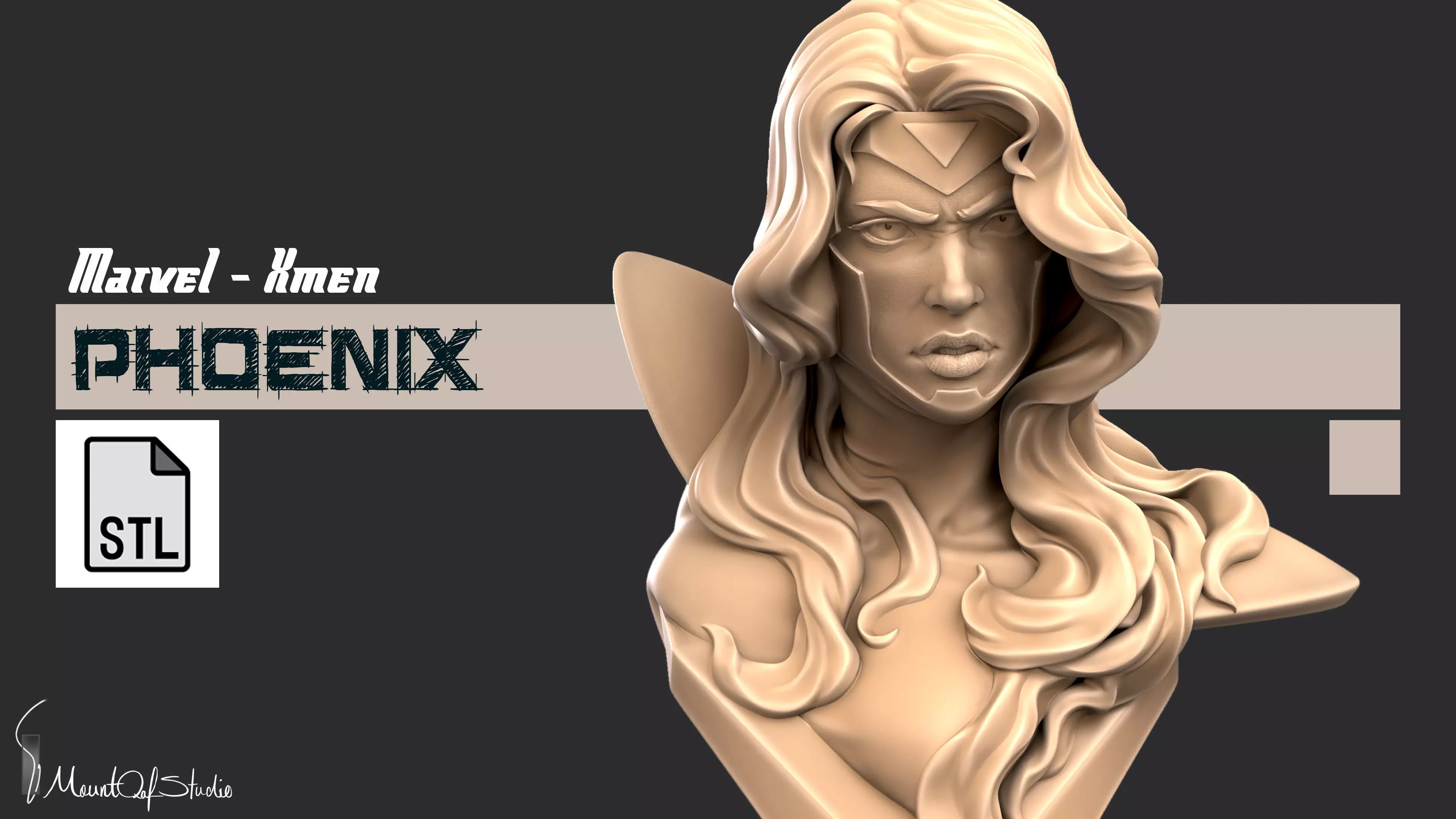 Phoenix - Marvel X Men 3D print model