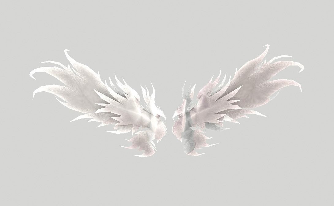 Phoenix Wing Low-poly 3D model_13