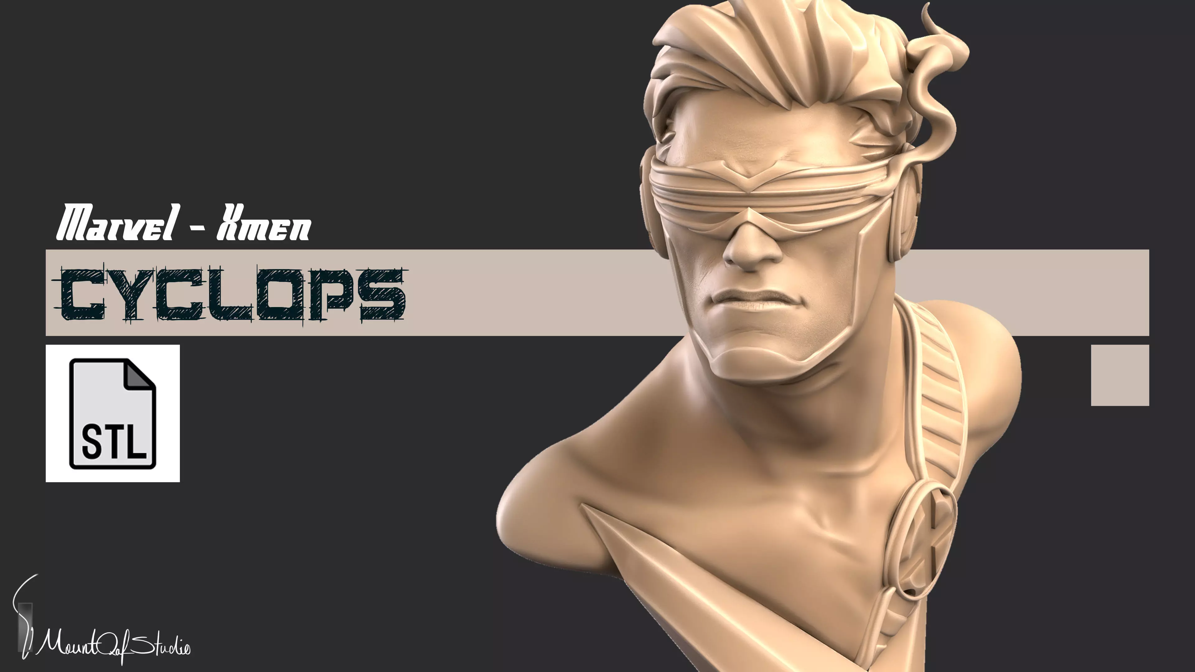 Cyclops - Marvel X Men 3D print model_0
