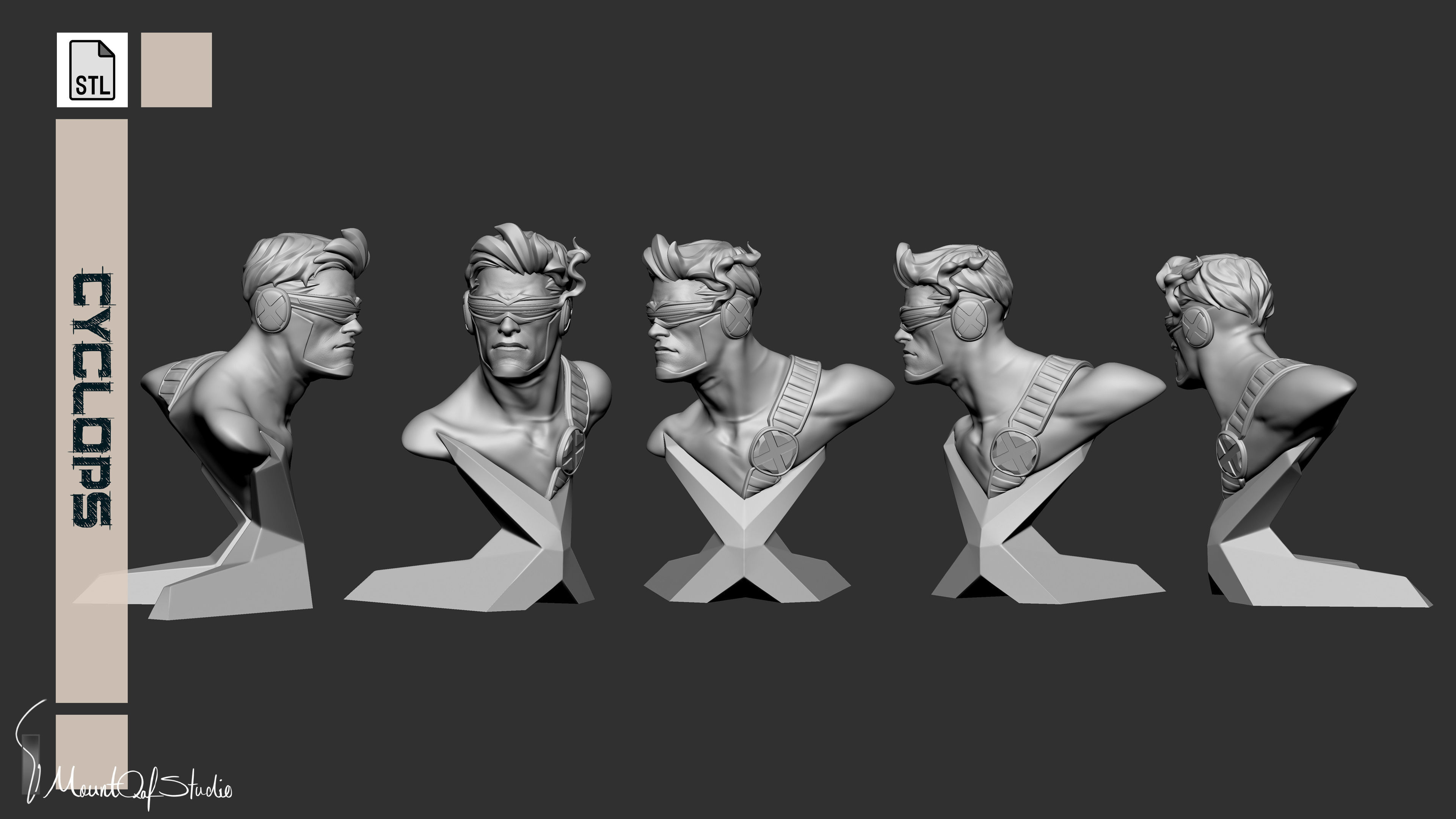 Cyclops - Marvel X Men 3D print model_5