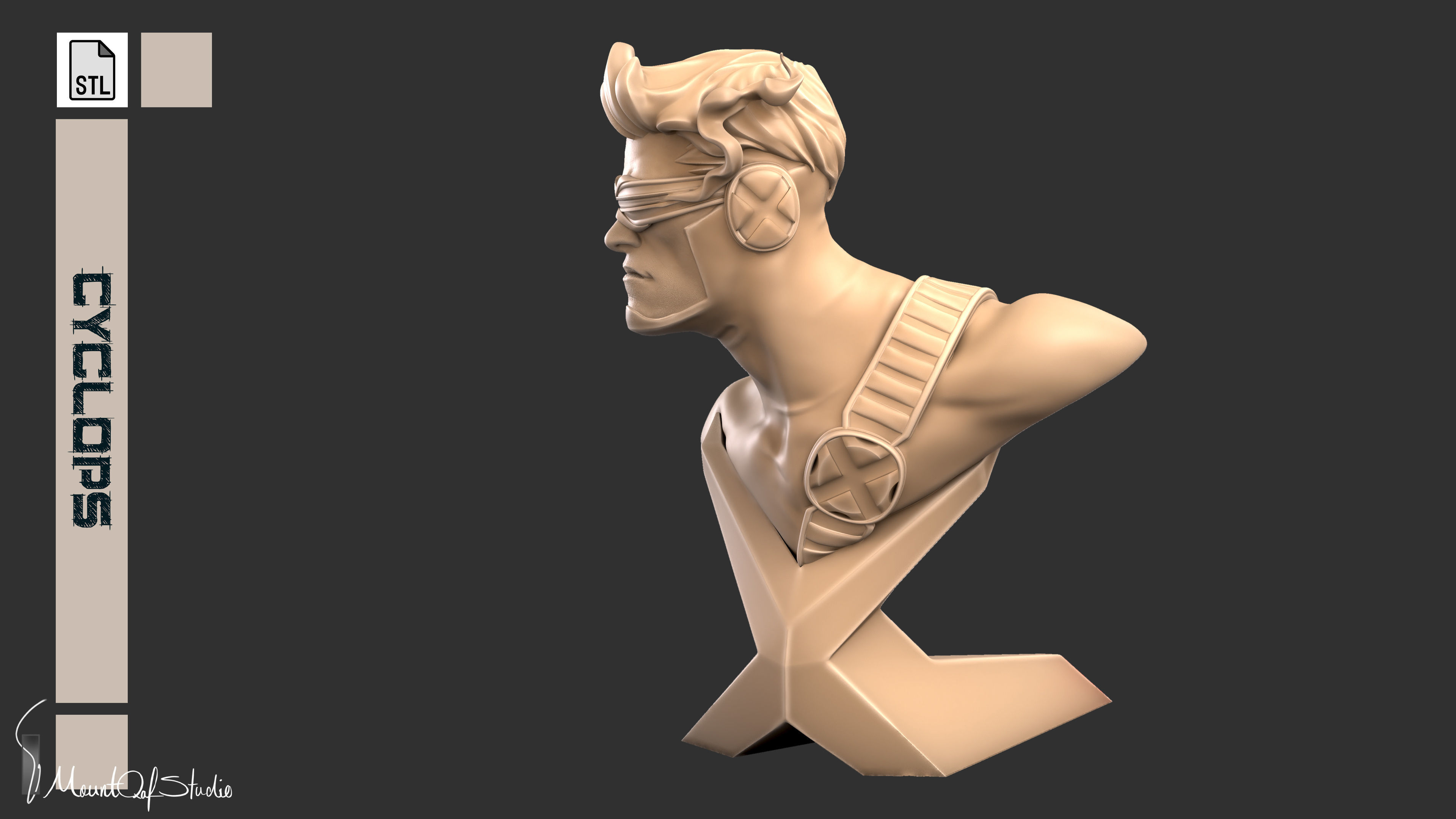 Cyclops - Marvel X Men 3D print model_3