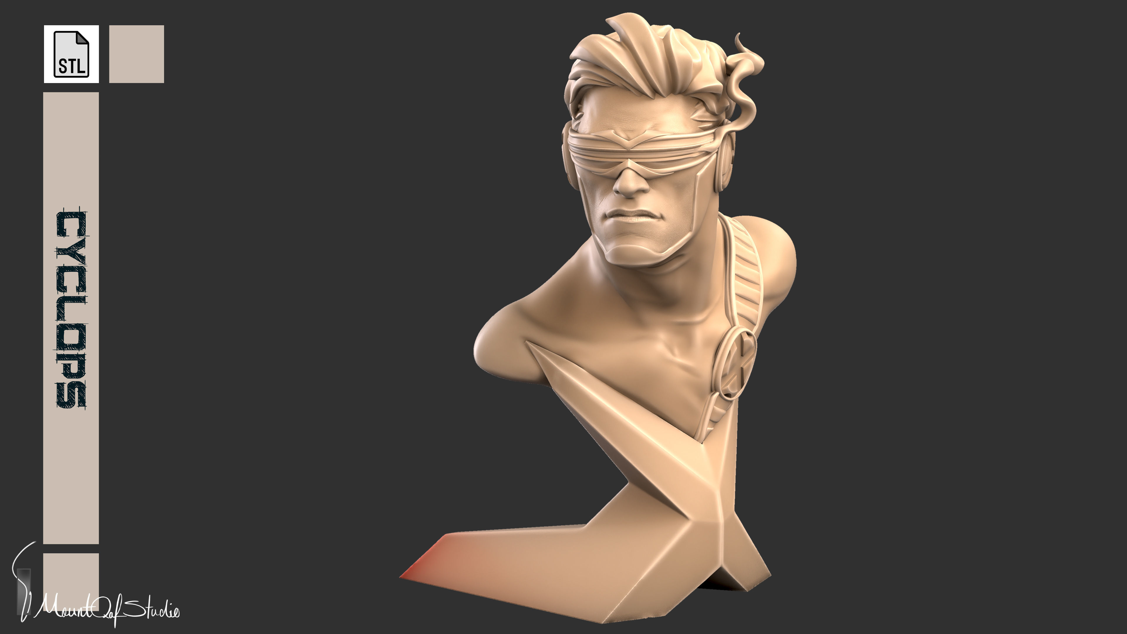 Cyclops - Marvel X Men 3D print model_1