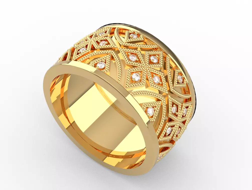Ornament ring Free 3d Model Free 3D print model