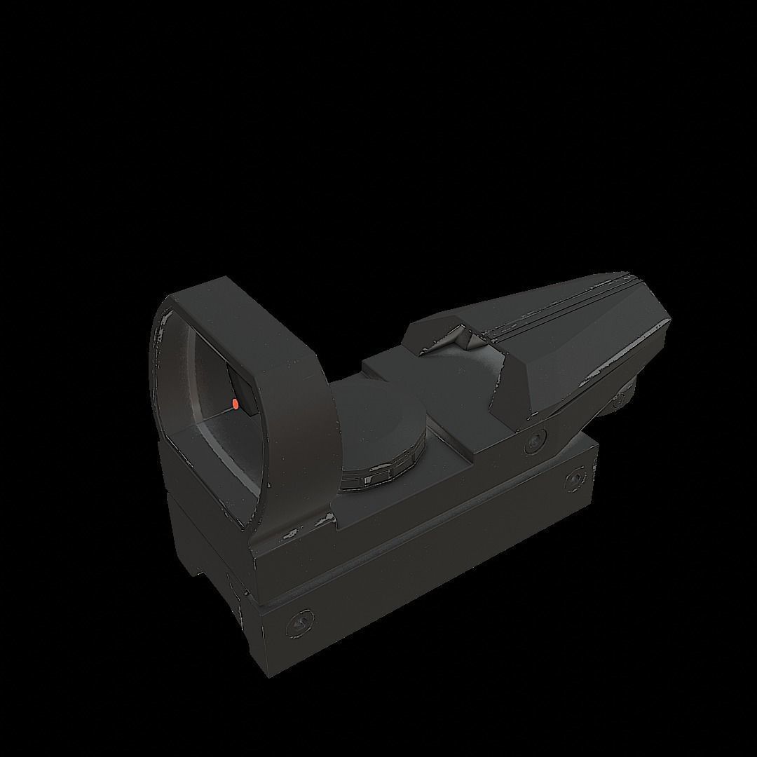 Collimator sight 3D model_3