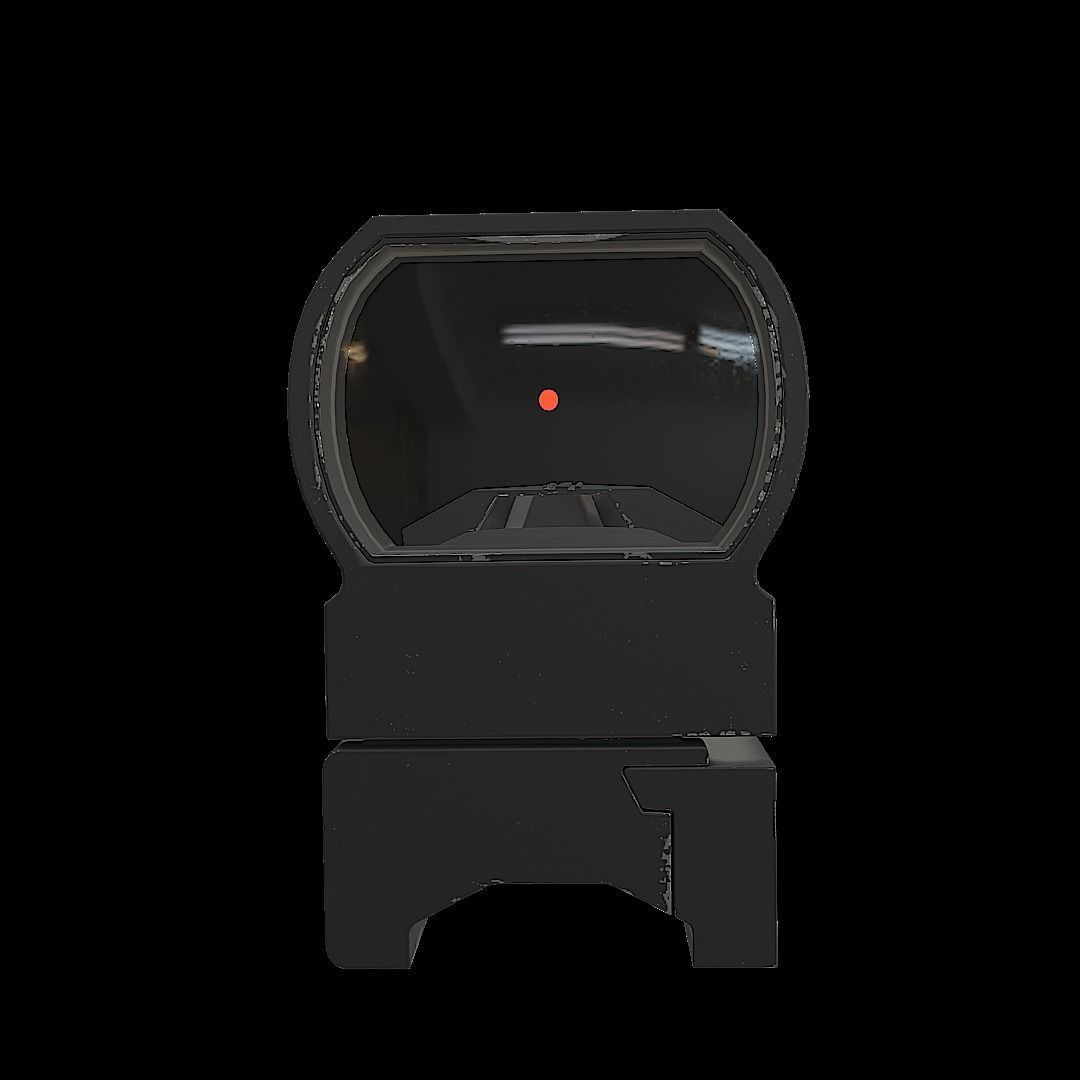 Collimator sight 3D model_2