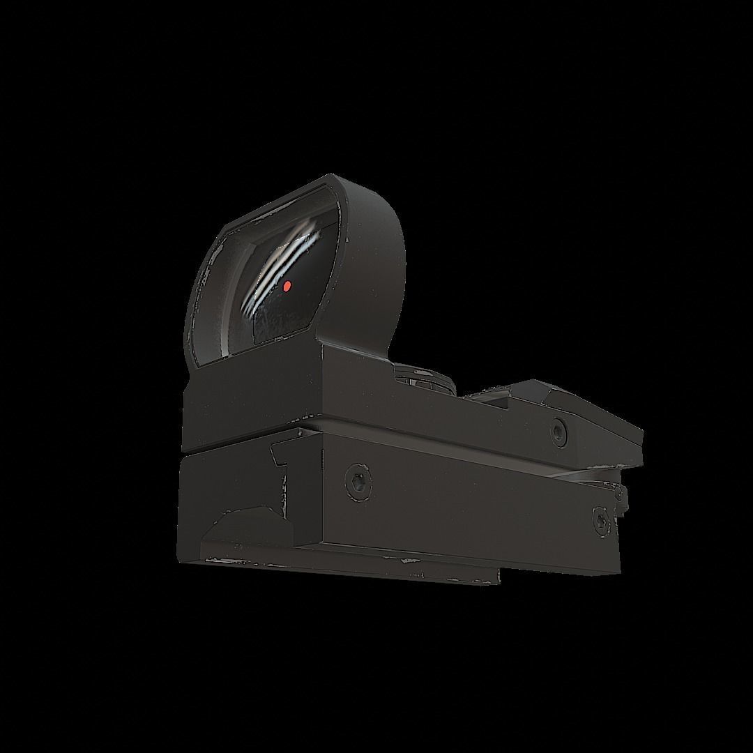 Collimator sight 3D model_4
