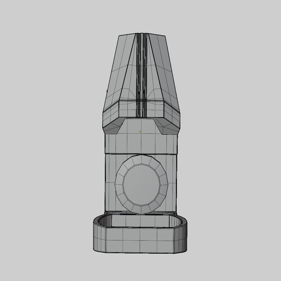 Collimator sight 3D model_7