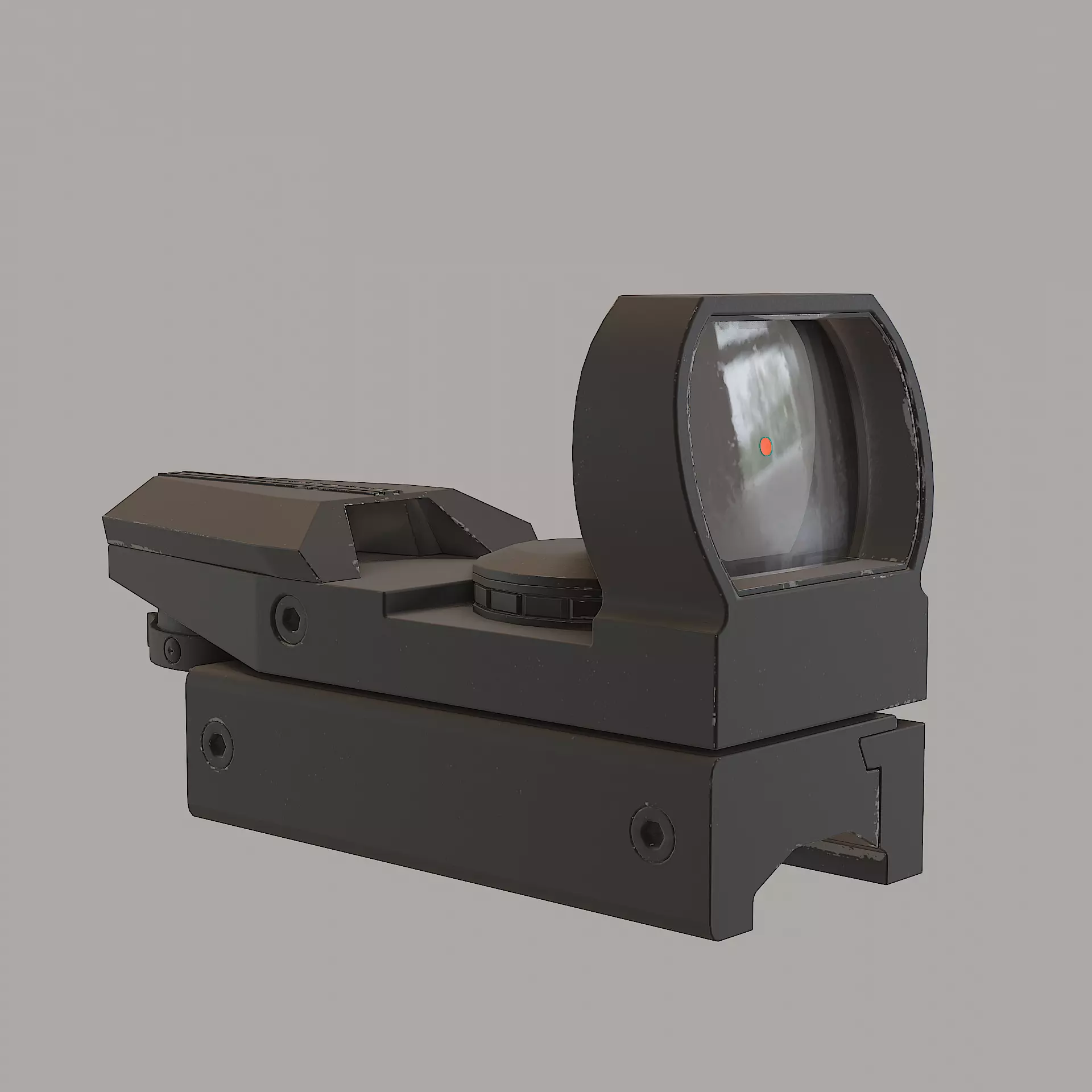 Collimator sight 3D model_0