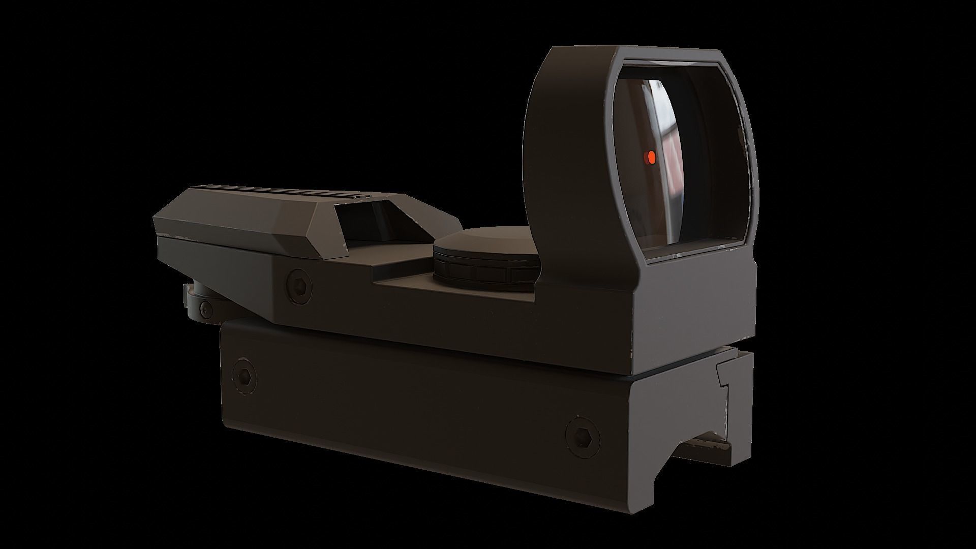 Collimator sight 3D model_5