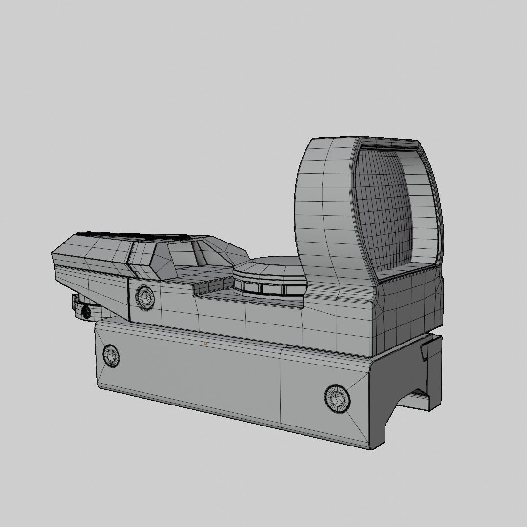 Collimator sight 3D model_6