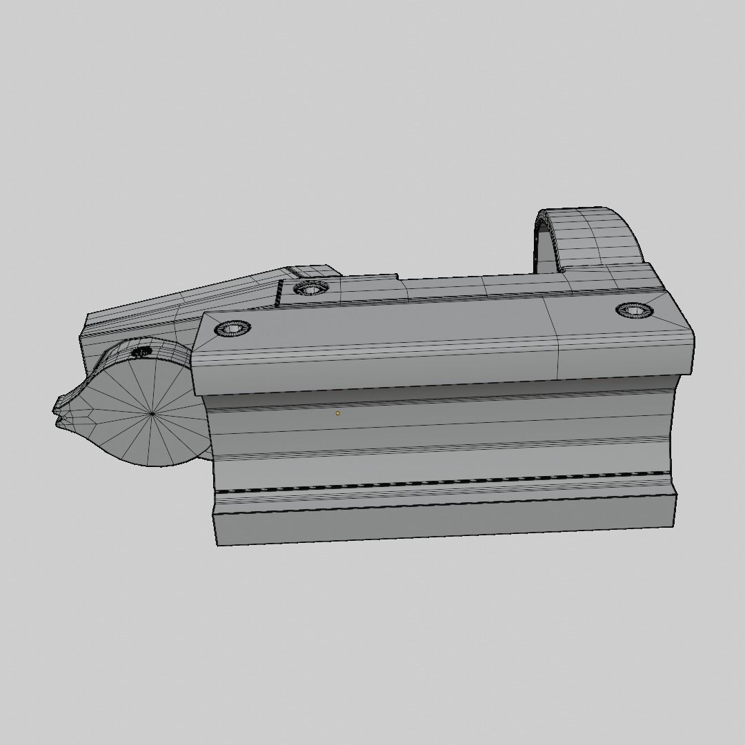 Collimator sight 3D model_8