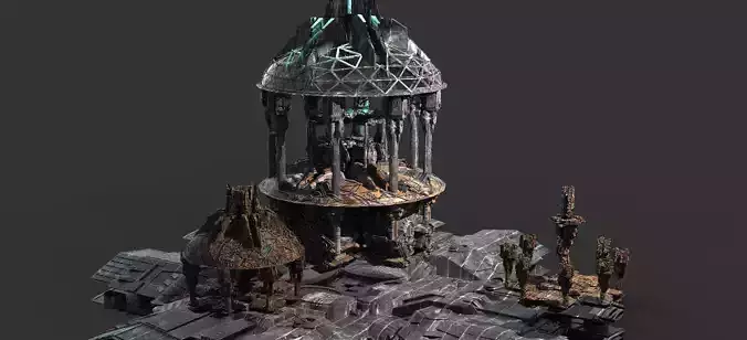 Dark Elven Ambassidor Tower Kitbash 