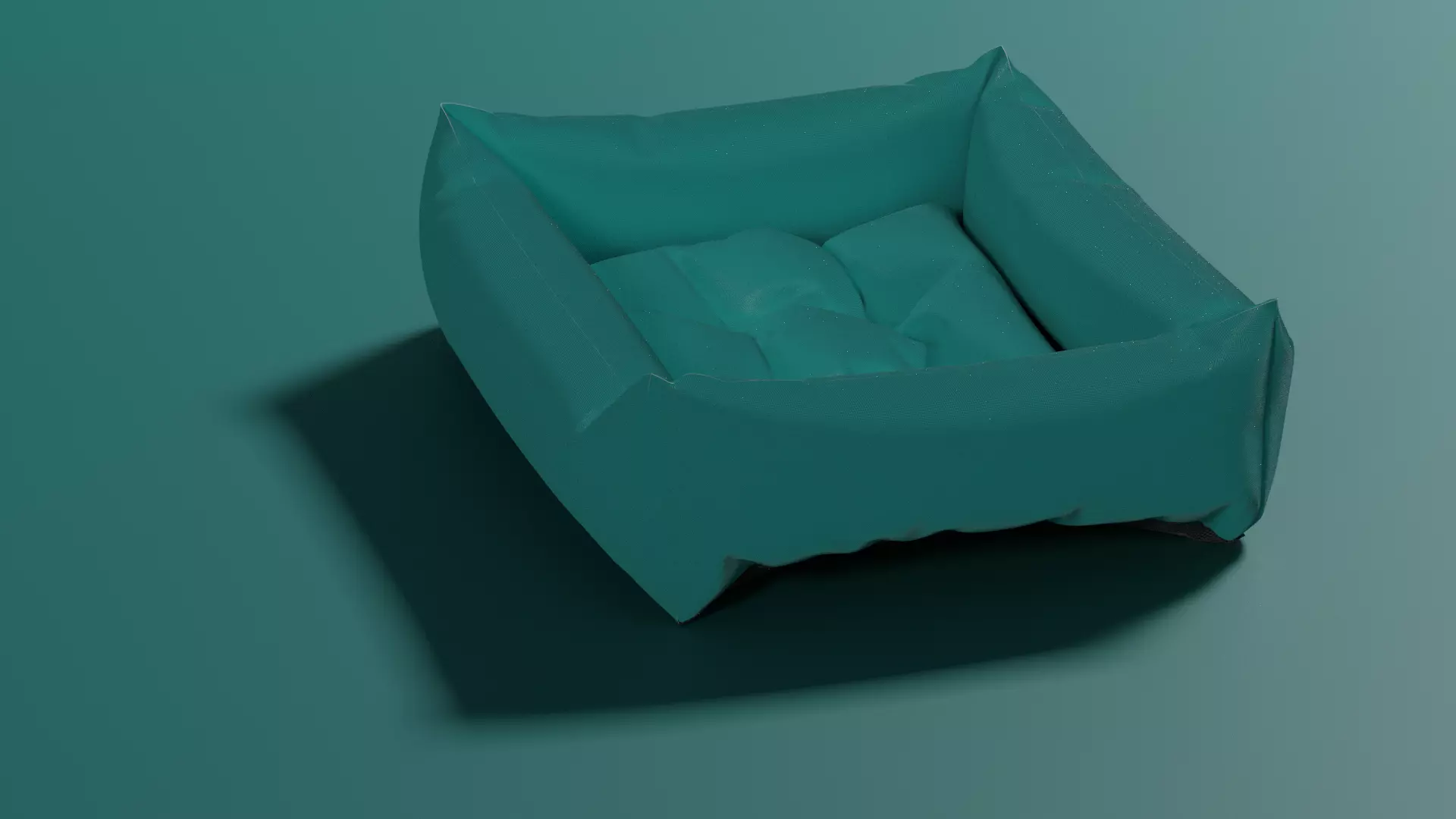 NYLON DOG BED 3D model - assembled not attached 3D model_0