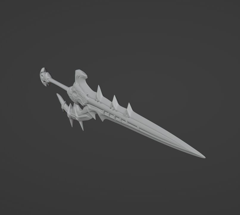 Icarus Disperser Dagger 3D model from Lineage2 Game 3D print 3D print model_3