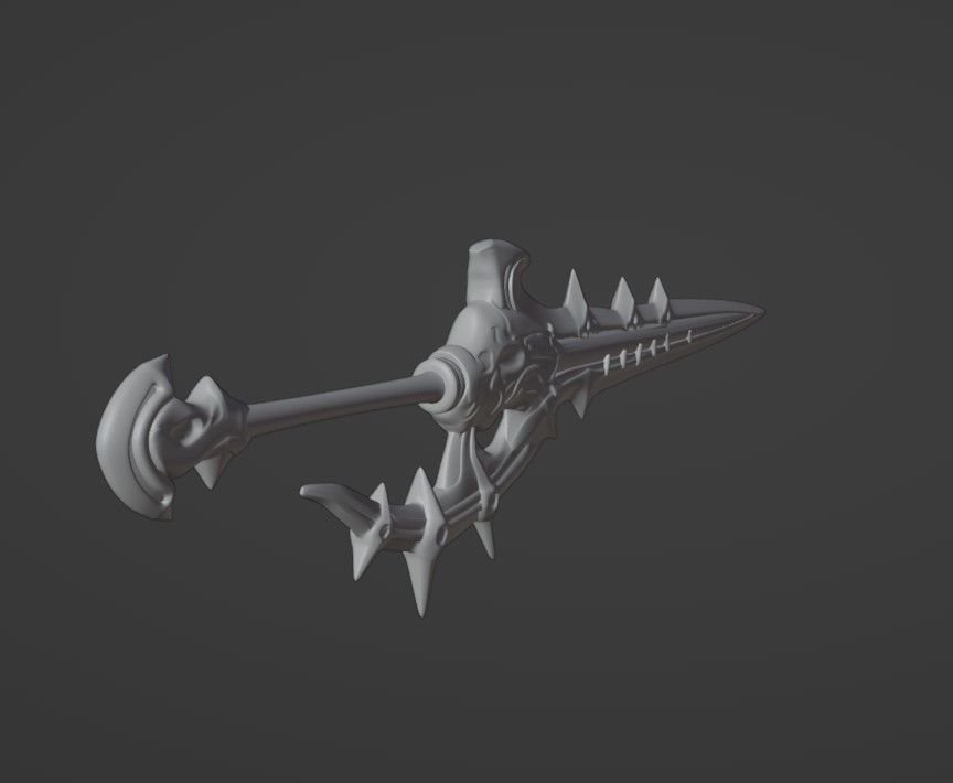 Icarus Disperser Dagger 3D model from Lineage2 Game 3D print 3D print model_4