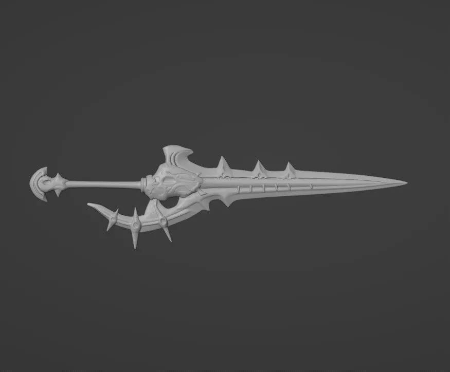 Icarus Disperser Dagger 3D model from Lineage2 Game 3D print 3D print model_0