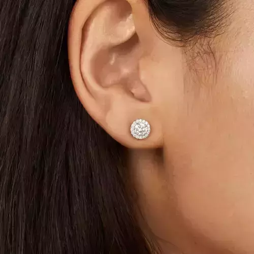 Halo earrings 65 3D print model