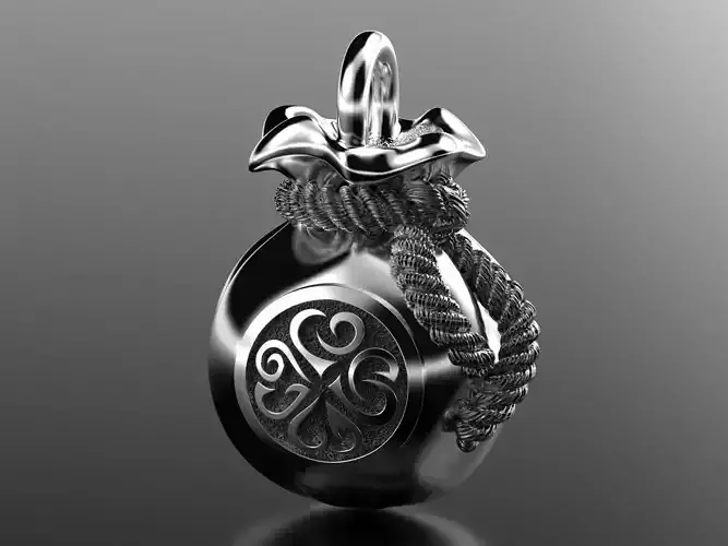 Good Luck Pouch 3D print model