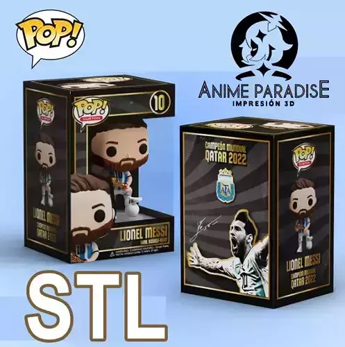 Lionel Messi World Cup funko