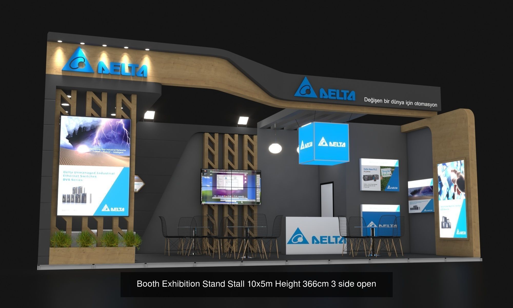 EXHIBITION STAND PACKAGE 3D Model Collection _6