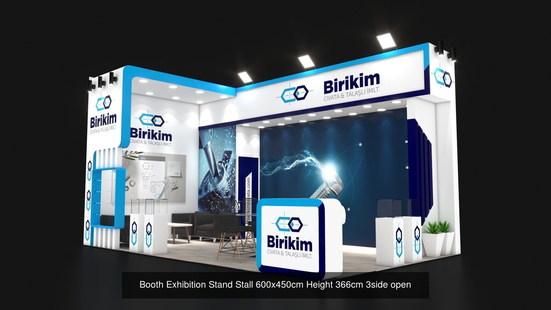 EXHIBITION STAND PACKAGE 3D Model Collection _5