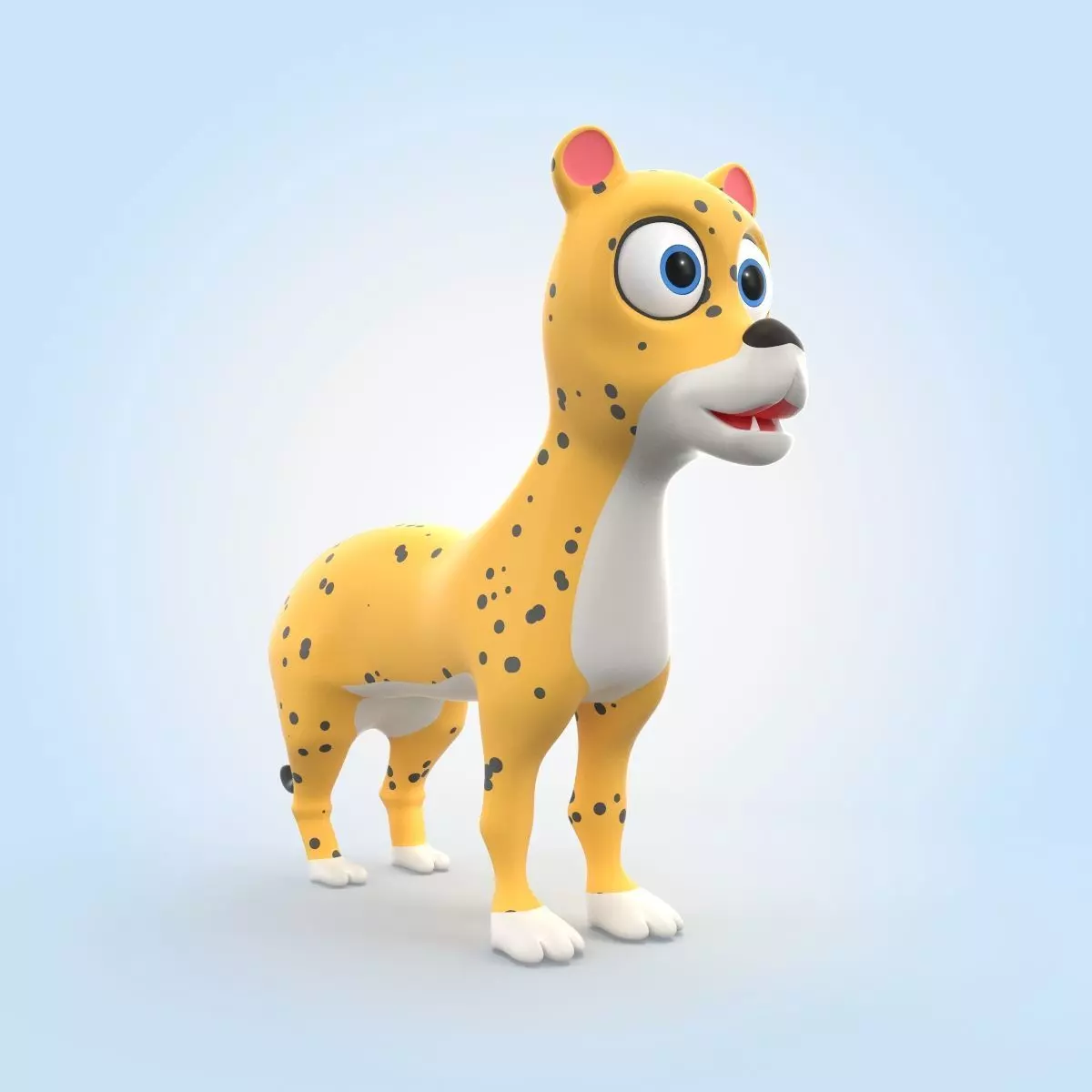 Leopard 3D model