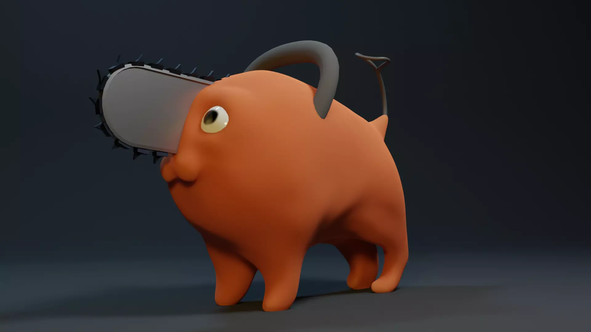 Pochita dog  Free 3D model_0