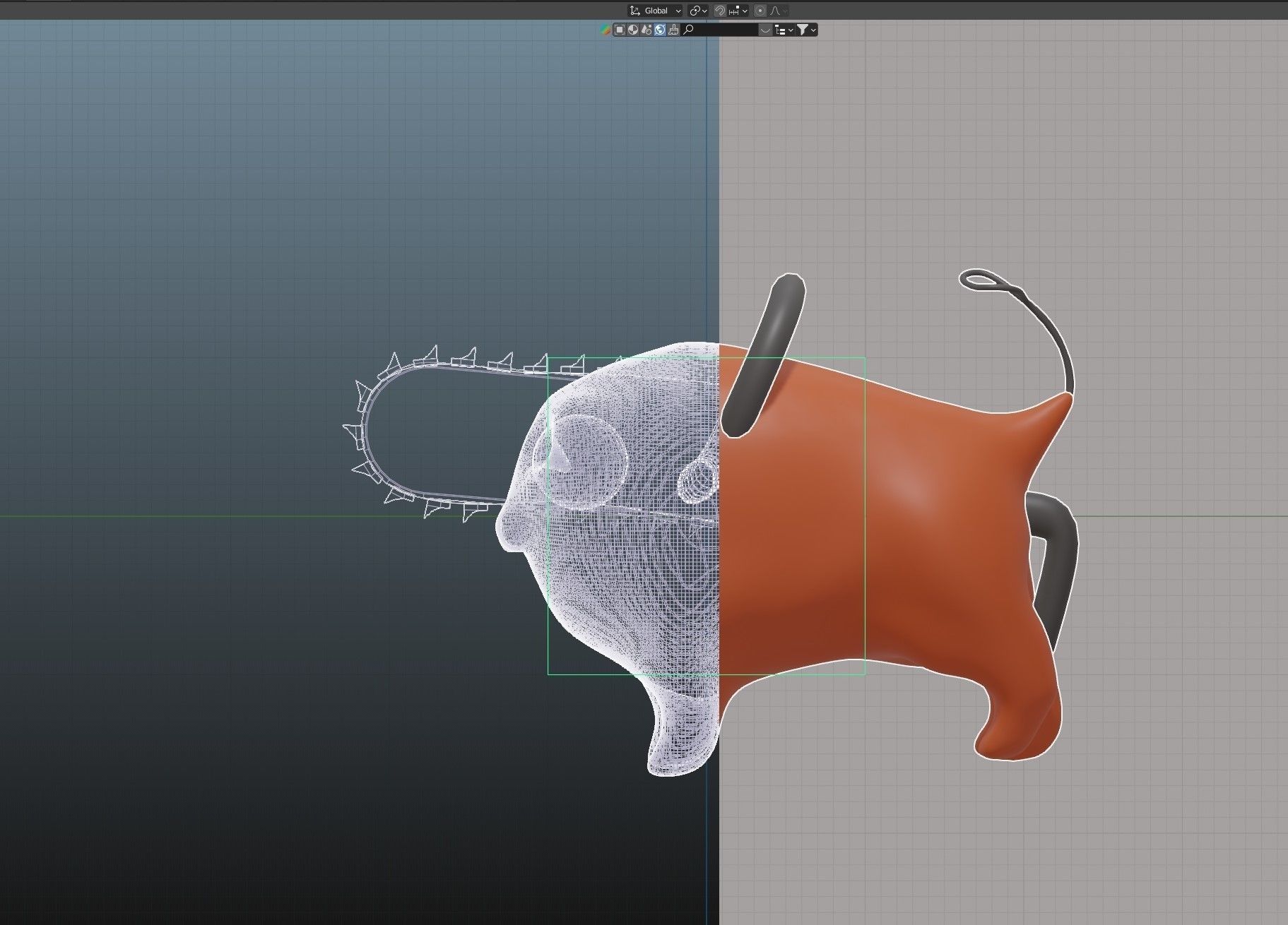 Pochita dog  Free 3D model_2