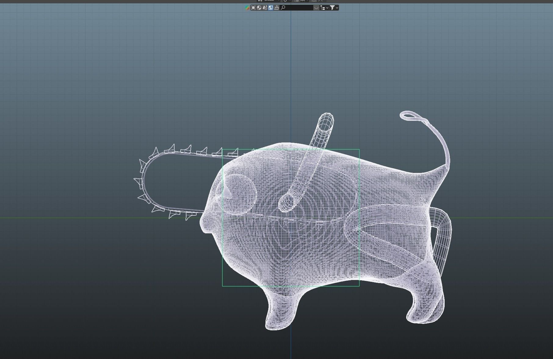 Pochita dog  Free 3D model_1