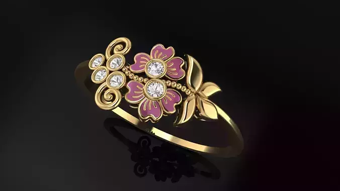 Finger ring collection Valentine gift