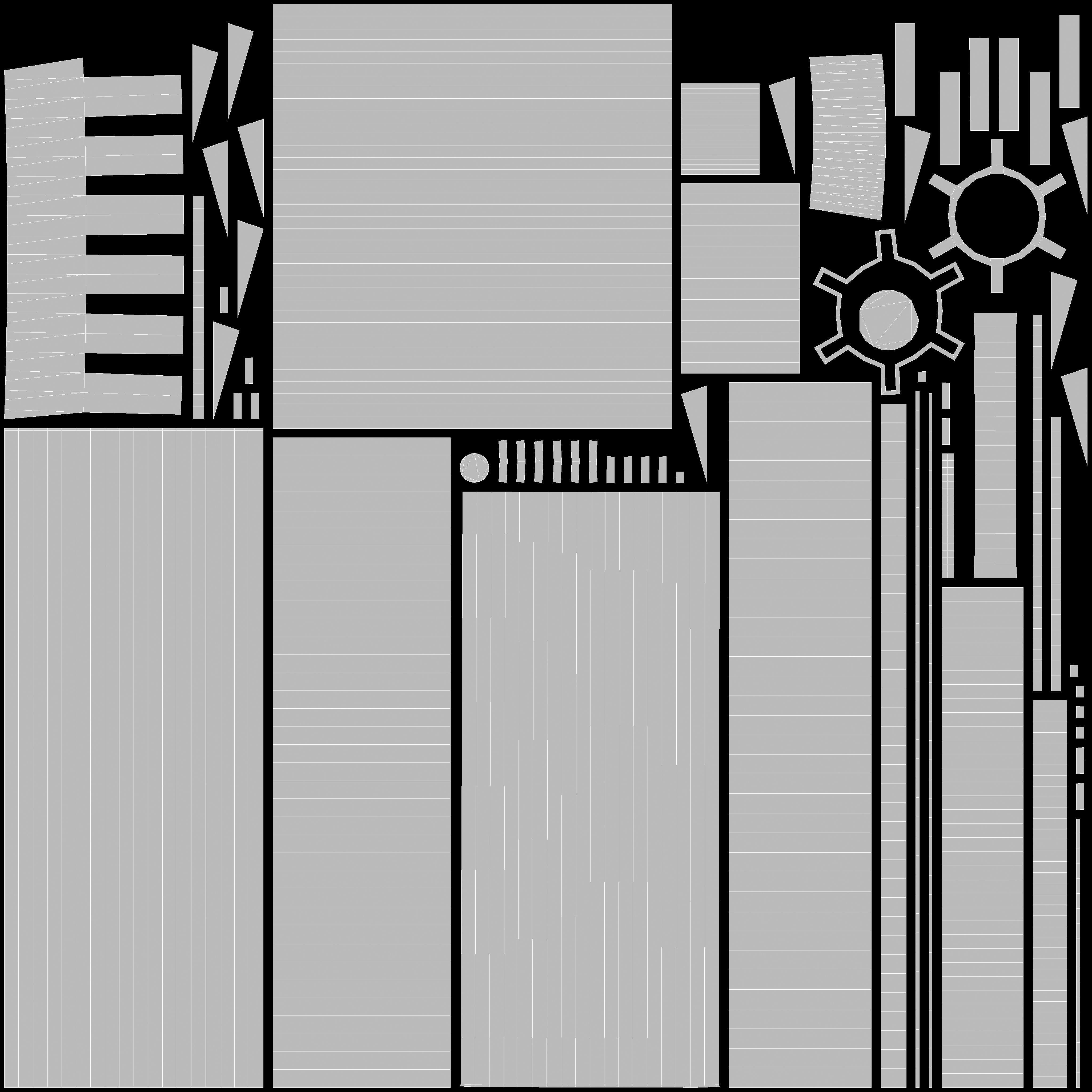 RPG-7 rocket launcher game ready asset Low-poly 3D model_16