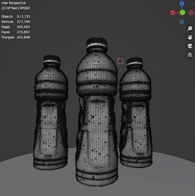 Gatorade Bottle 3D model_9