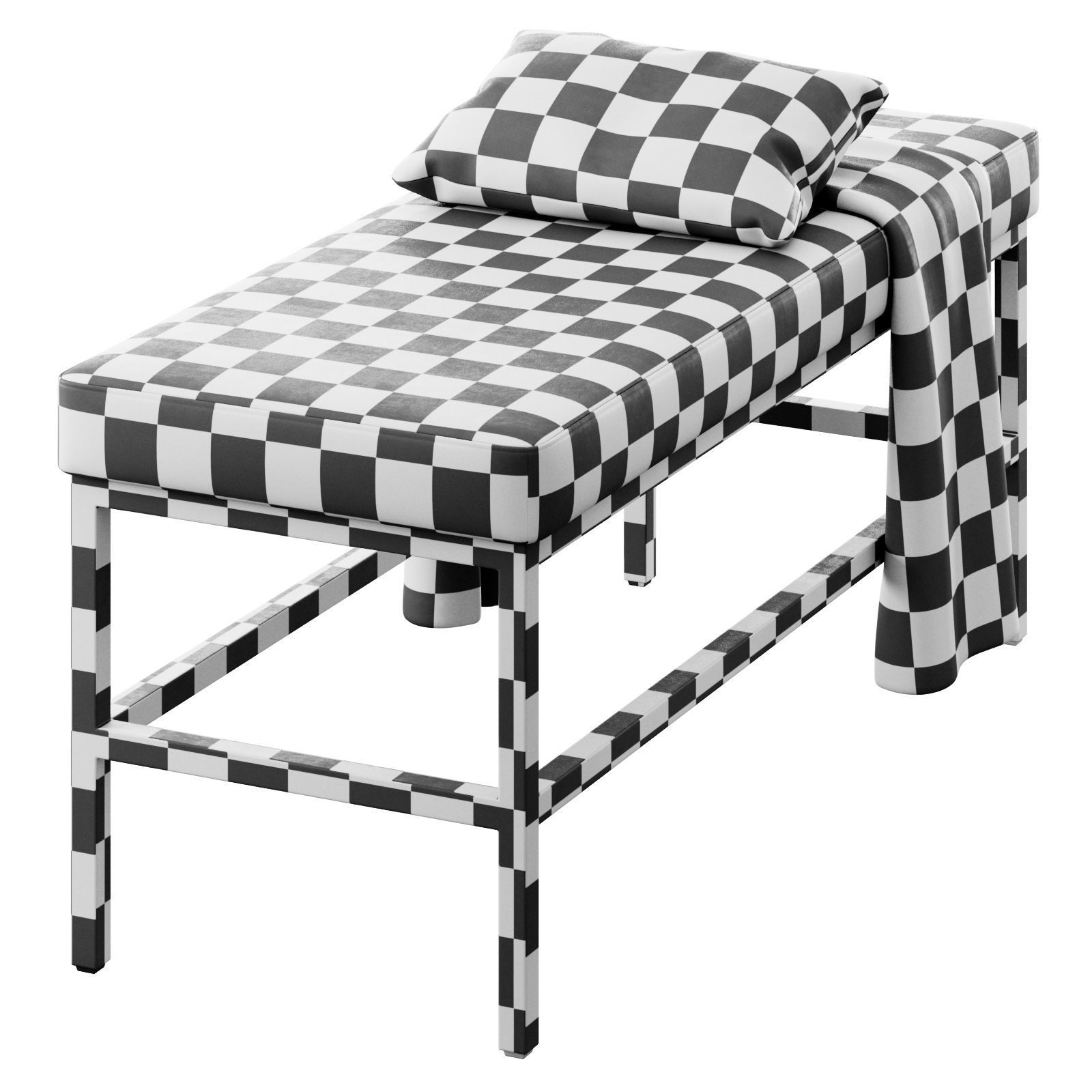 Seman Bench By Williston Forge 3D model_17