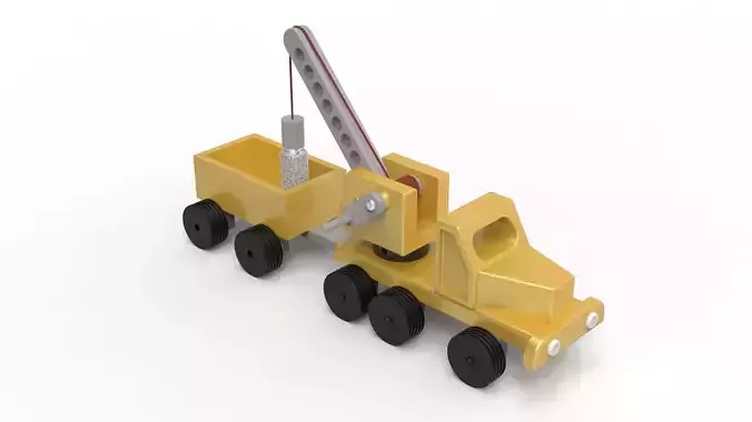 Mountable crane truck