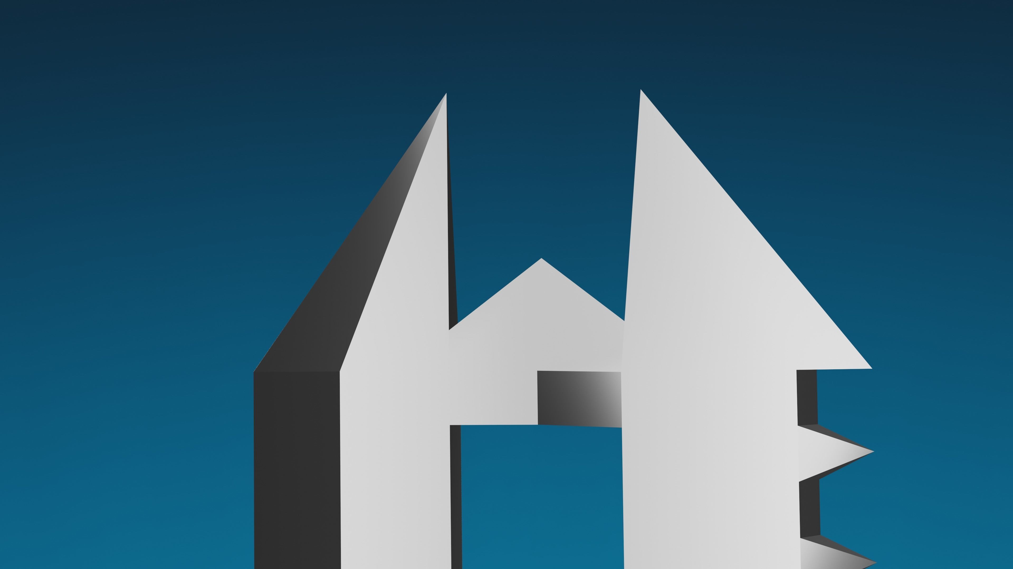 low-poly sword Low-poly 3D model_4