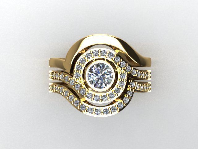 jewelry ring 3D print model_11