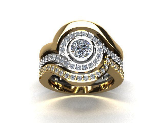 jewelry ring 3D print model_2