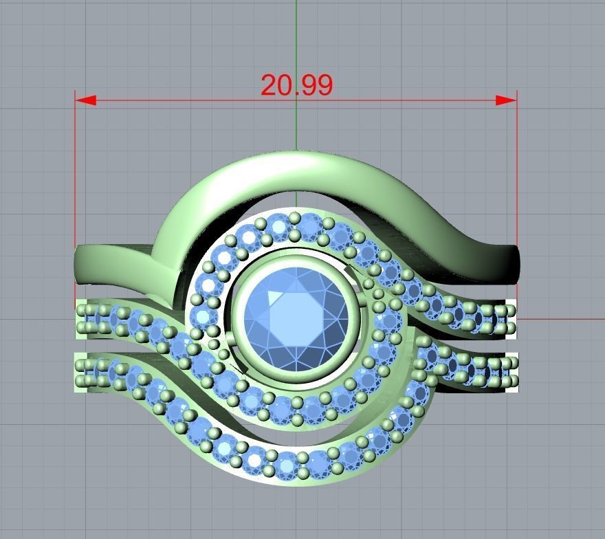 jewelry ring 3D print model_13