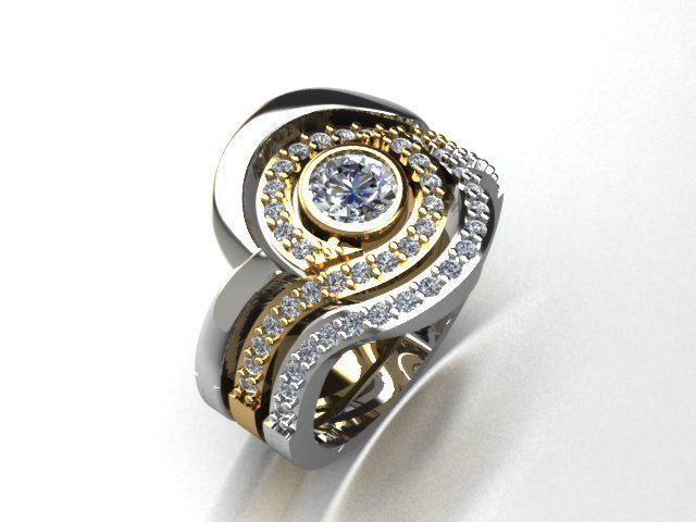 jewelry ring 3D print model_3