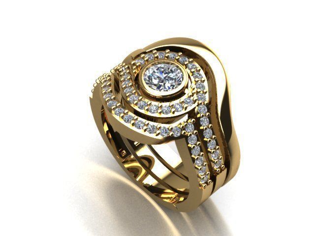 jewelry ring 3D print model_8